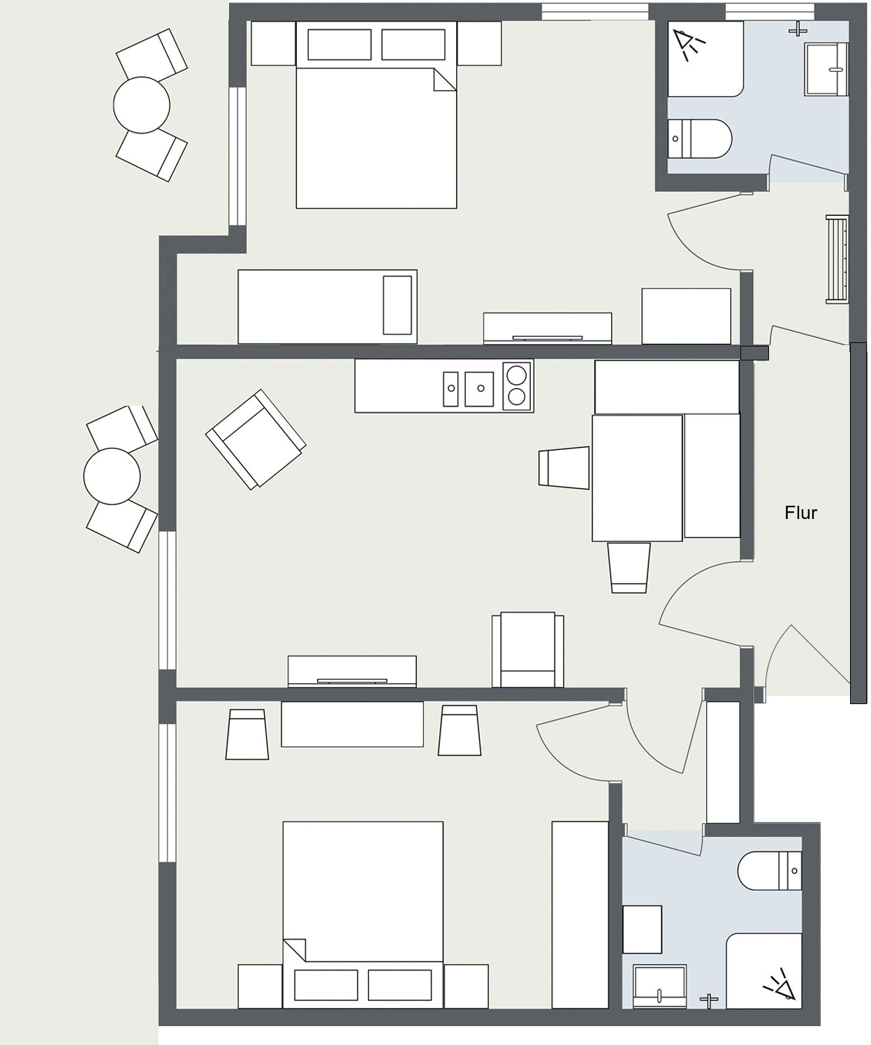 Skizze Apartment Matri 2