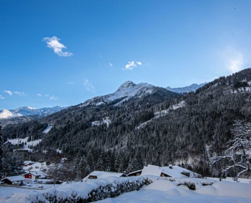 Aussicht Wald am Arlberg